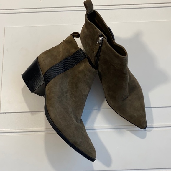 Paolo Shoes - New Linea Paolo Sevilla II Bootie Dark Olive 7